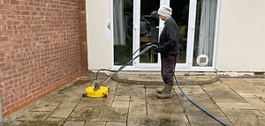 Indian sandstone cleaning video